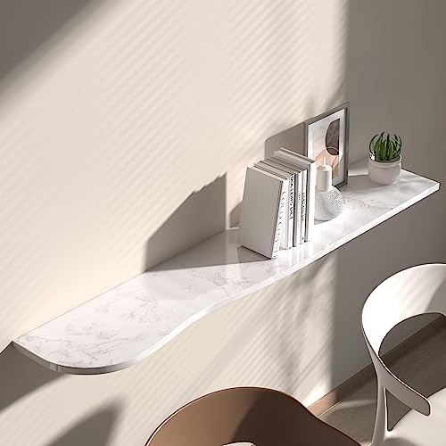 OSECAGE White/Gray Glossy Marble Contact Paper Wallpaper 15.8"x78.7" Peel and Stick Wallpaper Self Adhesive Thick Removable Waterproof DIY Vinyl Film for Kitchen Countertops Cabinet Furniture Refurbishment - Image 5