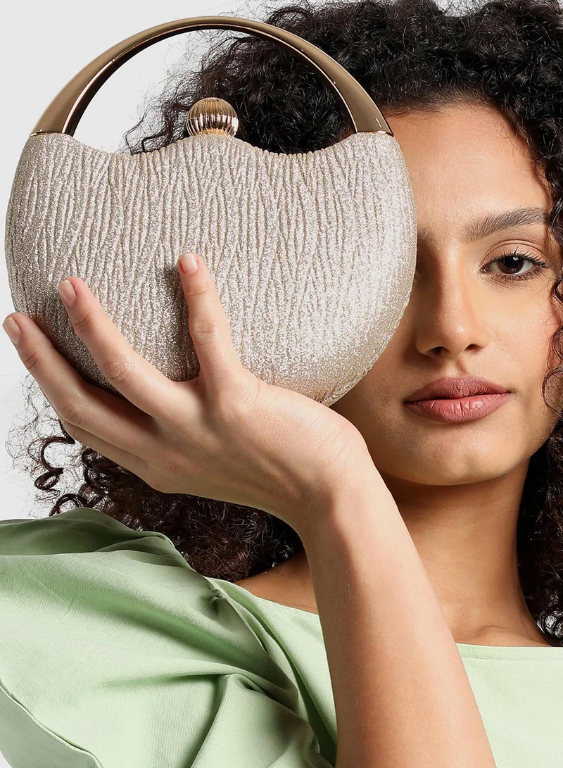 صوص هاوت كلتش نسائي لامع ذهبي وفضي