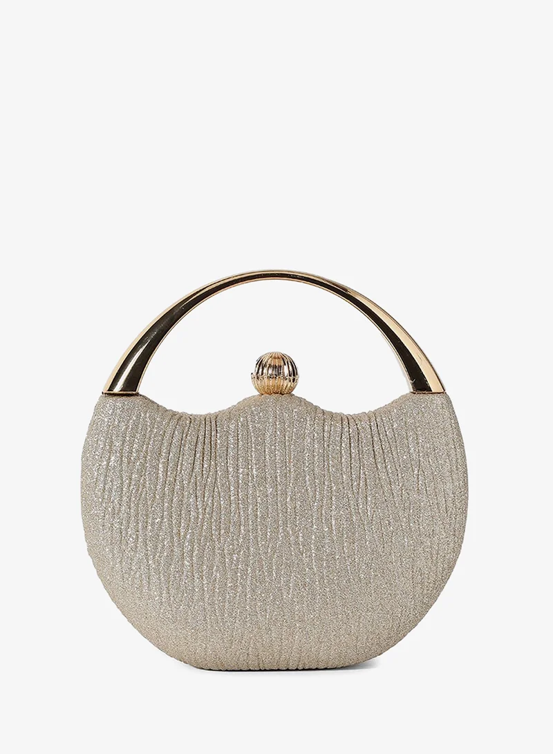 Haute Sauce  Women's Glimmering Glitz Gold & Silver Clutch for Women | Best Price UAE