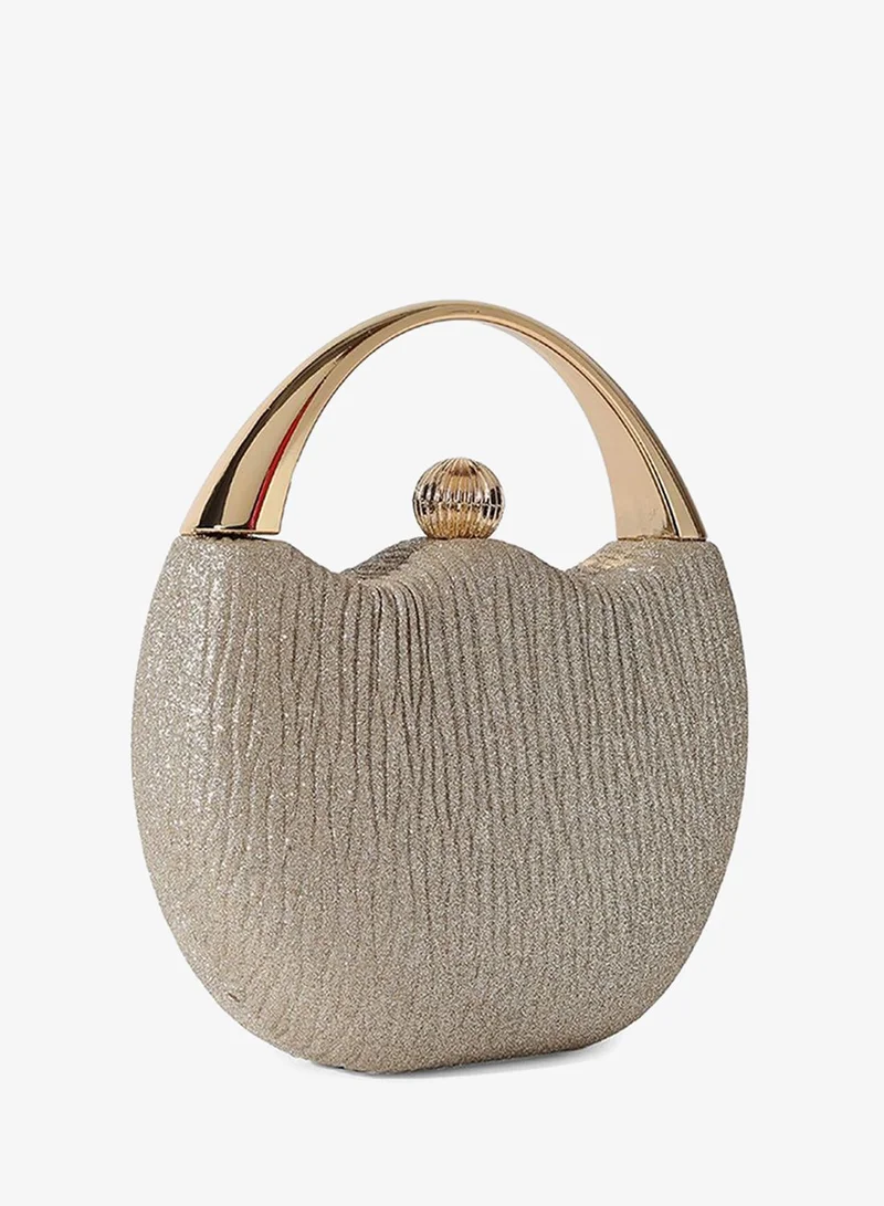 Haute Sauce  Women's Glimmering Glitz Gold & Silver Clutch for Women | Best Price UAE