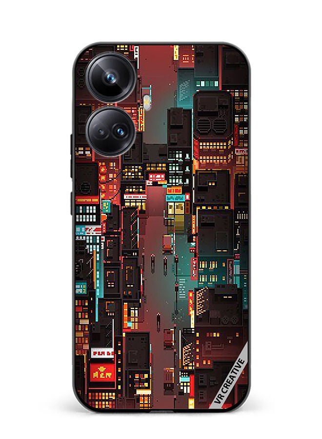 VR CREATIVE Protective Case Cover For Realme 10 Pro Plus Street Of Tokyo Design Multicolour - Image 1