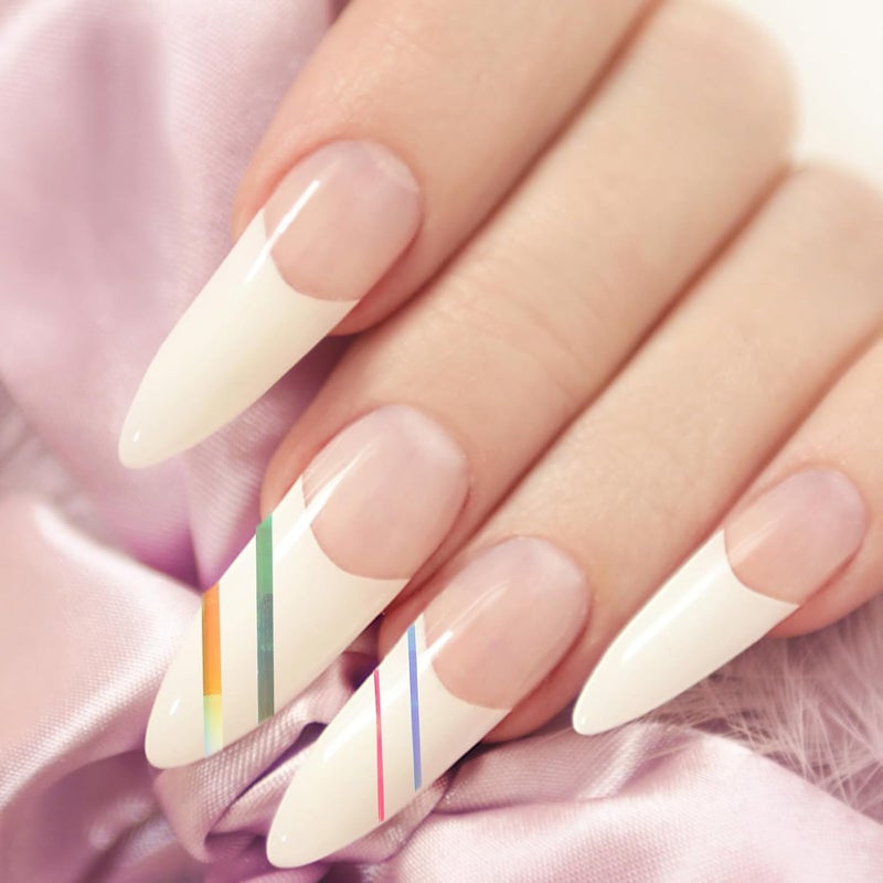 Artibetter 18 Rolls Nail Tape Strips Manicure Sticker Nail Striping Tape Adhesive Metallic Lines 1.2-3mm for Women DIY Salon Use - Image 5