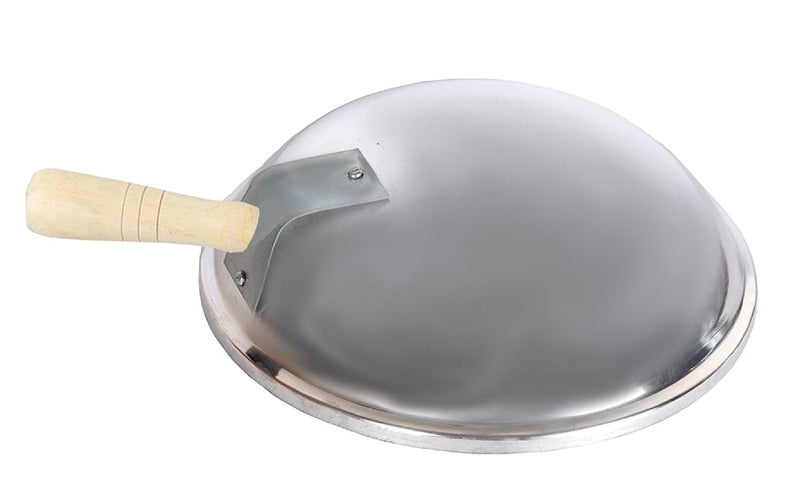 Kuber Industries Kuber Industries Aluminium Multi Purpose Oven Gas Tandoor Barbeque GrillerBatiPizza Maker Set of 1 Pc Code02 Silver Standard TANDOORVA02  - Image 3