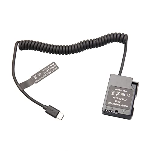 MERISHOPP Power Adapter En-El14 Dummy Battery for D3100 D5100 D5200 D5300 D3200 Cameras & Photo | Camera & Photo Accessories | Cables & Adapters - Image 3