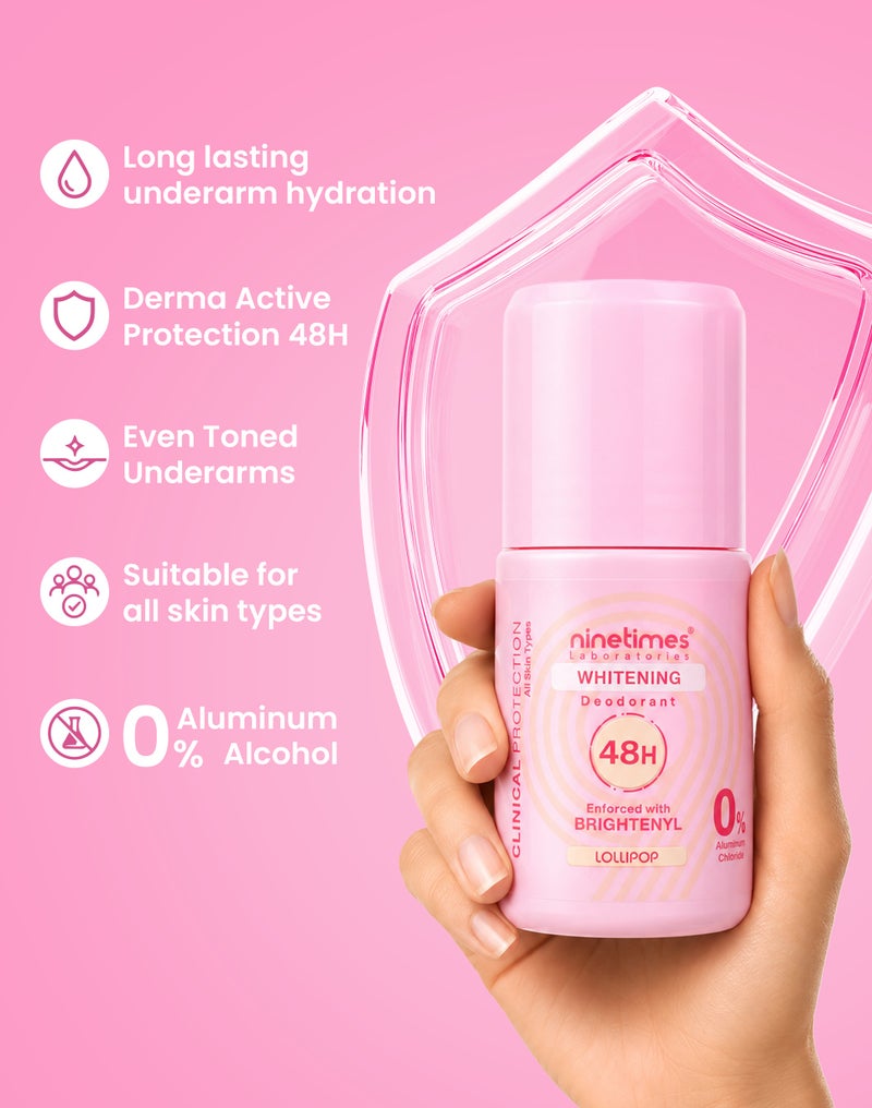 ninetimes Whitening Roll on Deodorant Lollipop 50 ml - Image 3
