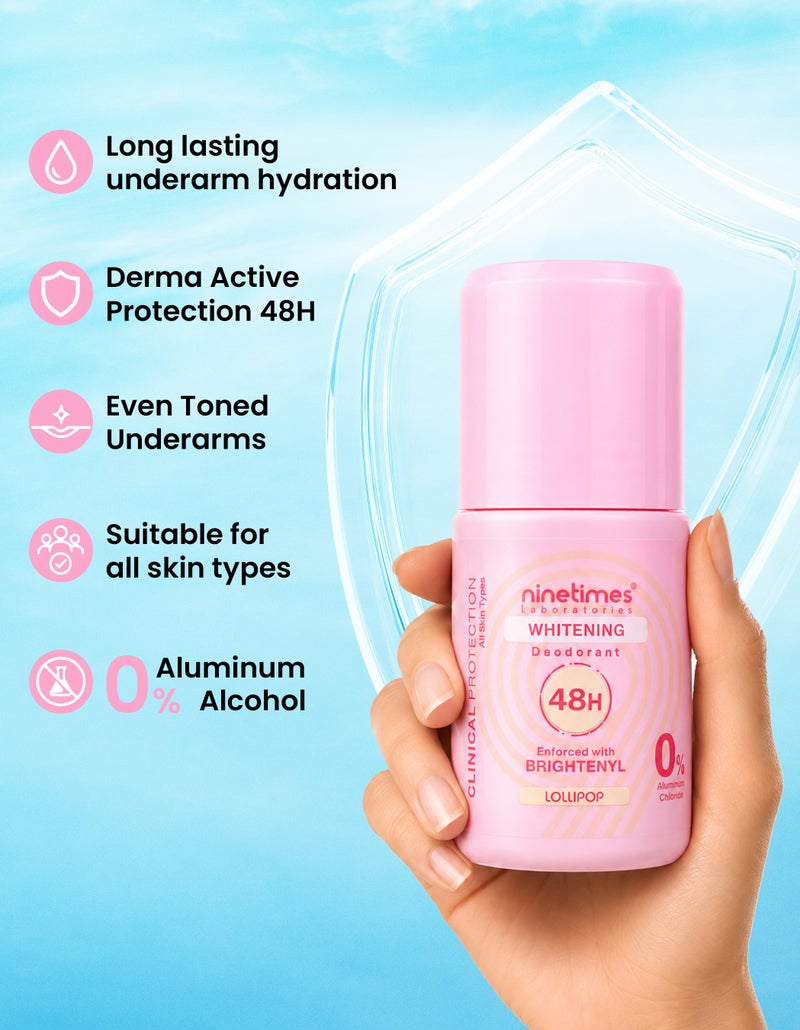 ninetimes Whitening Roll on Deodorant Lollipop 50 ml - Image 2