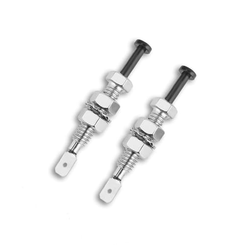 NHHC 2PCS Car Door Pin Switch Trunk Alarm Security Hood,On Off Momentary 12VDC 20A Universal Adjustable Car Alarm Bonnet Light Hood Screw Car Accessories - Image 1