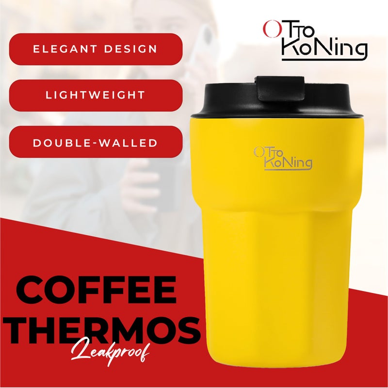 OTTO KONING Travel Mug 350ml (12oz) - Leakproof Insulated Coffee Cup - Image 4