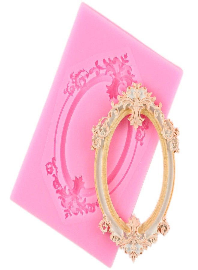Mujiang Baroque Style Fondant Molds - Curlicues Scroll Lace Photo Frame Silicone Molds Sugarcraft Cake Border Decoration Set Of 4 - Image 4