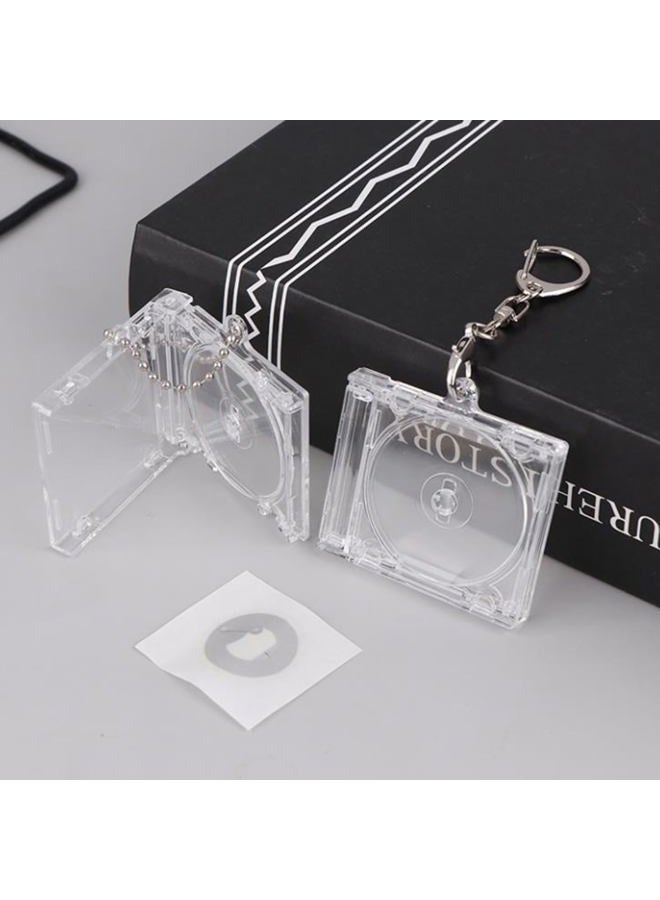 Meokro 3pcs Mini NFC Functional CD Disc Case Key Chain Peripheral Commemorative Album Key Holder for DIY Backpack Pendant ﻿ - Image 4