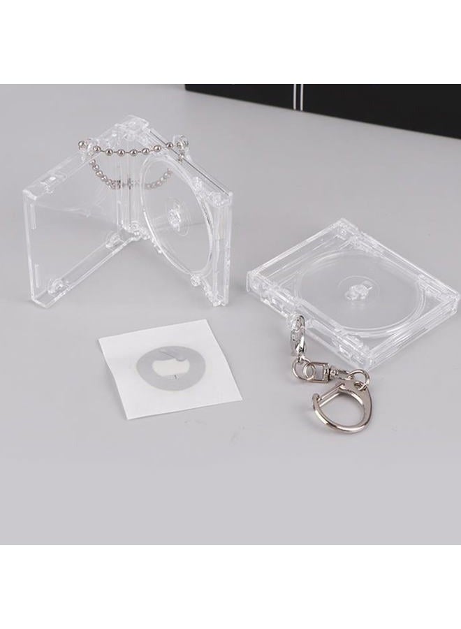 Meokro 3pcs Mini NFC Functional CD Disc Case Key Chain Peripheral Commemorative Album Key Holder for DIY Backpack Pendant ﻿ - Image 2