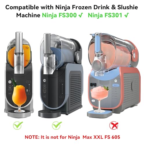 AODPWEN Silicone Funnel with Lid Compatible with Ninja Slushie Machine, Food Grade Funnel for Ninja Slushie Machine FS301 - Image 3