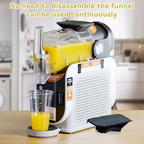 AODPWEN Silicone Funnel with Lid Compatible with Ninja Slushie Machine, Food Grade Funnel for Ninja Slushie Machine FS301 - Image 4