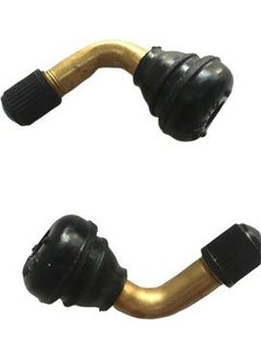 Motorcycle Curved Tubeless Valve 2 Pieces