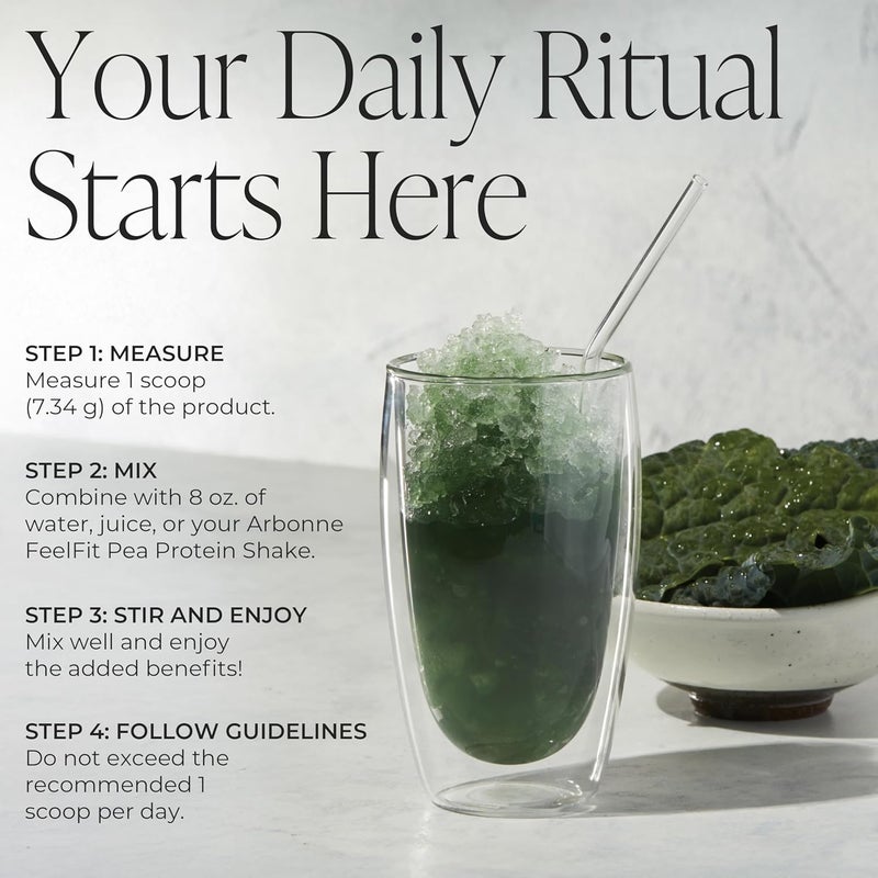 Arbonne BeWell Superfood Greens Powder  Health Supplement Powder Made from a Variety of Fruits and Vegetables Organic Green Juice Supplement 78 oz - Image 4