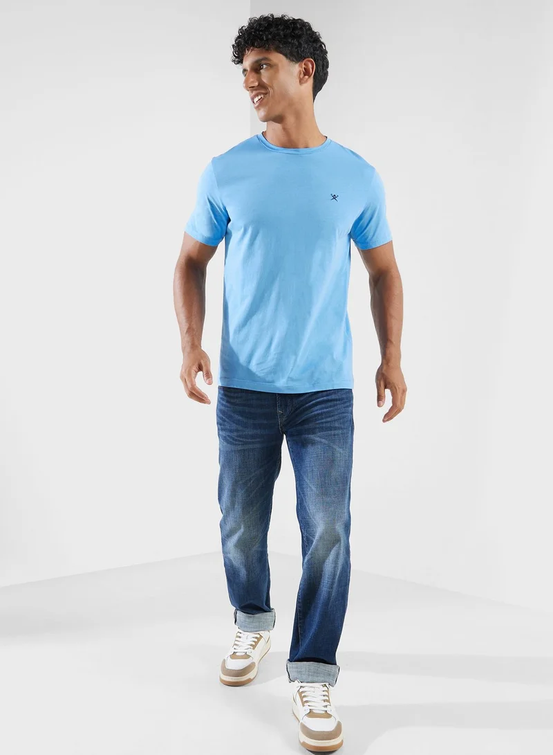 Hackett Logo Crew Neck T-Shirt