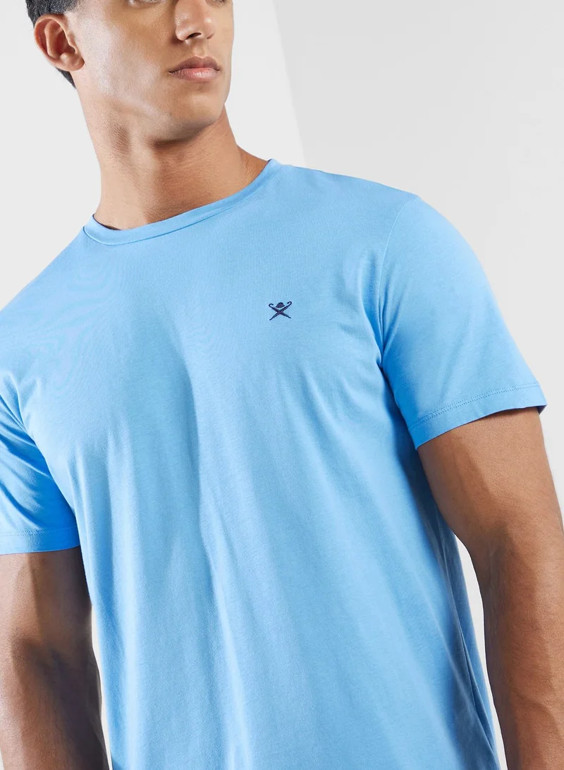 Hackett Logo Crew Neck T-Shirt