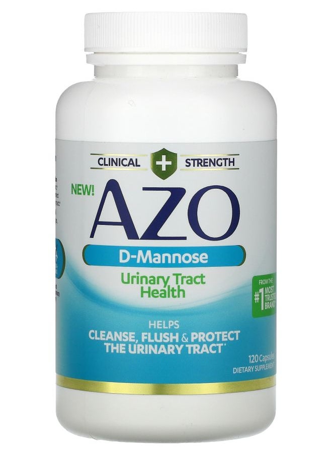 AZO D-Mannose Urinary Tract Health 120 Capsules 