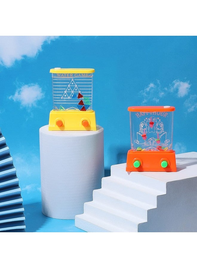 Zhanmai Zhanmai 16Pcs Handheld Water Games Mini Arcade Fish Ring Toss Basketball, Water Ring Toss Handheld Toys for Kids Adults, Retro Games for Beach Toy Party - Image 5