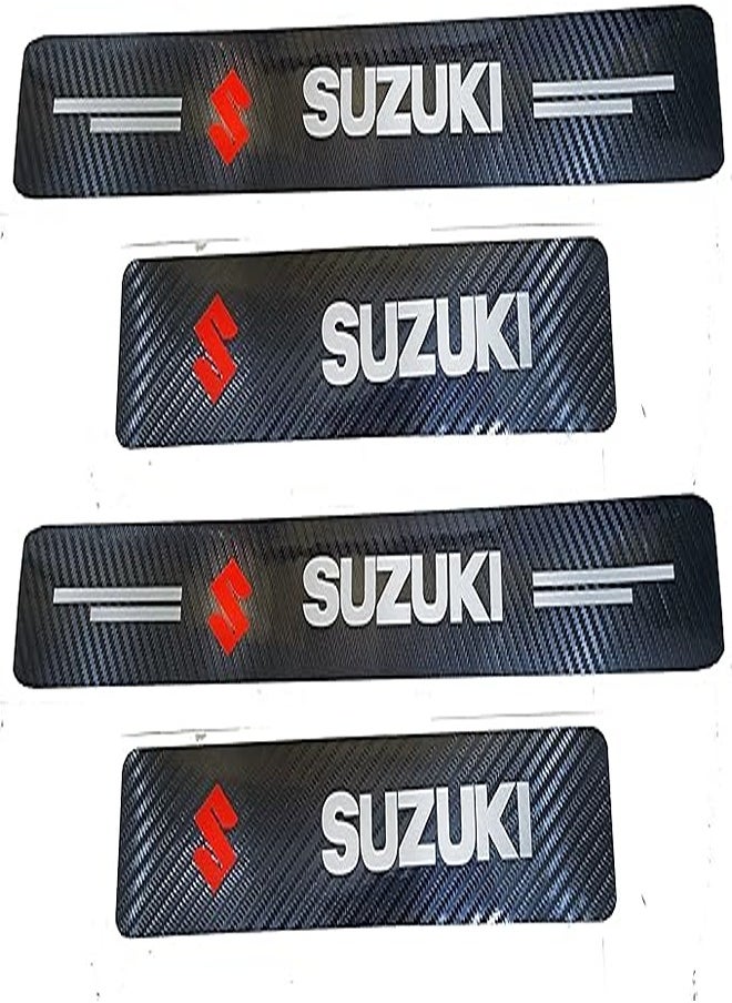 Generic 4D Anti-scratch & Non-Slip Waterproof Car Door Threshold Adhesive - Suzuki - 4 Piece - Kaber Egypt 