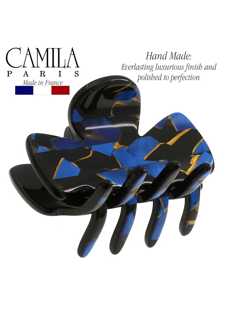 Camila Paris CP2439 French Hair Clip for Women, Large Blue, Handmade Girls Hair Claw Clips Jaw Fashion Durable and Styling Hair Accessories for Women, Strong Hold No Slip Grip, Made in France - pzsku/Z761228AD8008045B5144Z/45/_/1737208519/9ad8dba1-aaf9-45a5-b1ce-c3519d2ecaa5