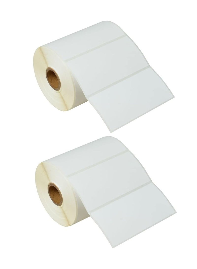 Terabyte 4"X2" Direct Thermal Barcode Labels - Shipping Labels - 750 Labels of Roll Compatible with Zebra Printers - Image 2