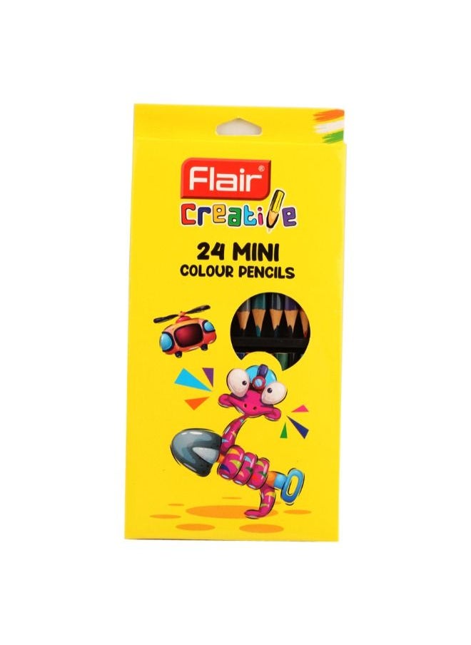 فلير - علبة الوان خشب  مينى 24 لون  - موديل FA8051 - Image 1
