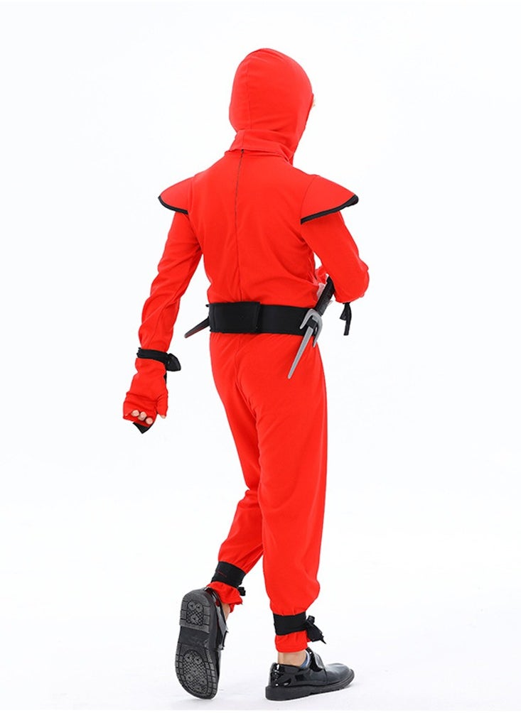 Al Aoyama Creations Ninja Costume for Kids, Deluxe Ninja Costume for Boys Dress Up  - Image 3