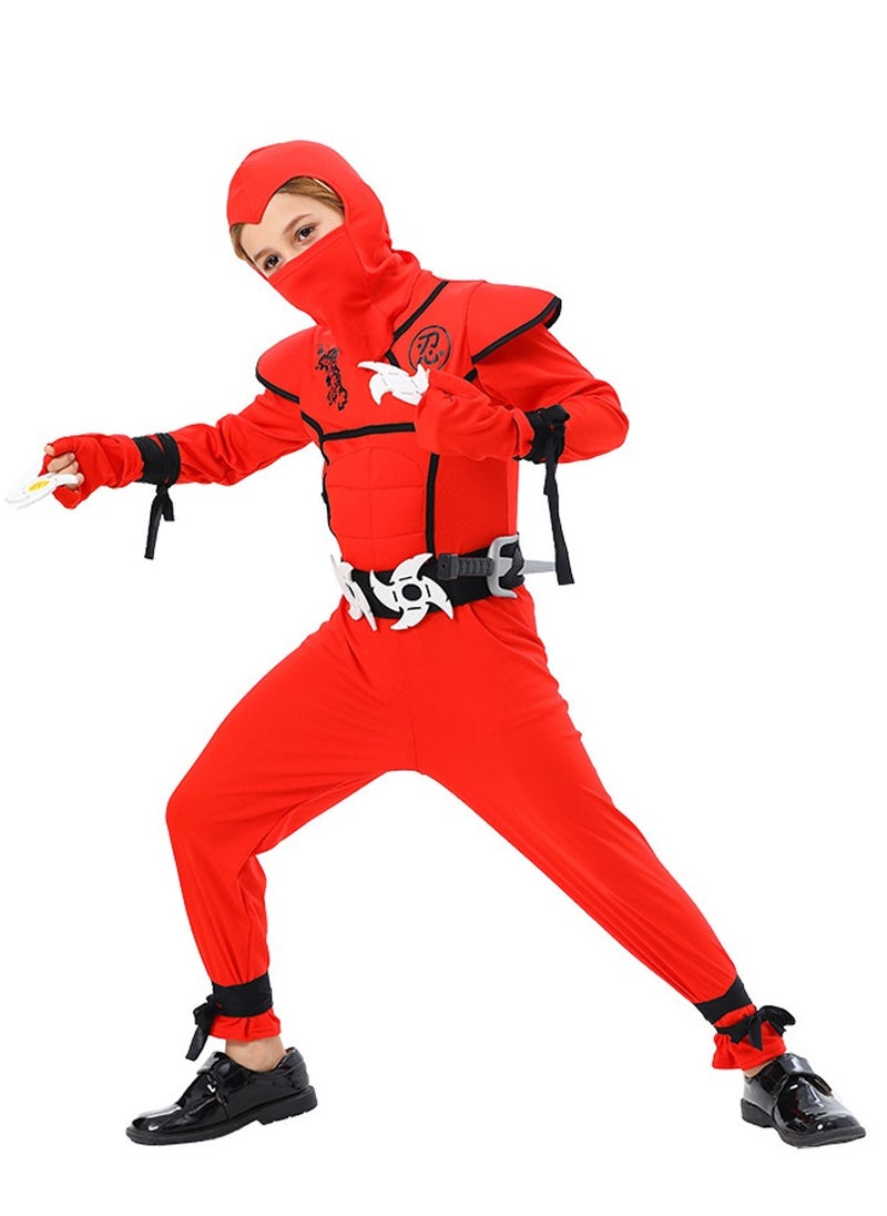 Al Aoyama Creations Ninja Costume for Kids, Deluxe Ninja Costume for Boys Dress Up  - Image 4