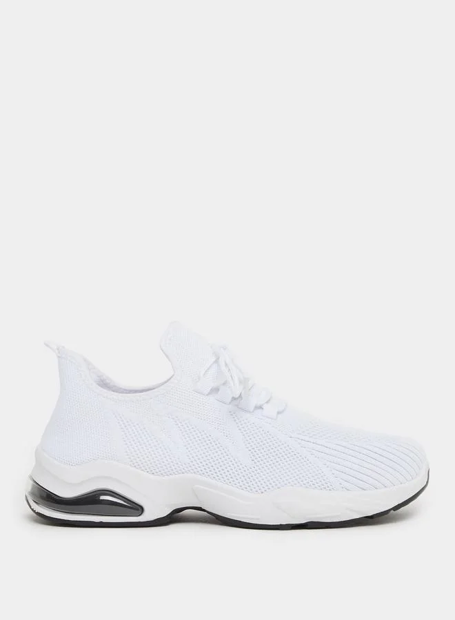 Styli Styli Air Sole Elasticated Lace Up Sneakers