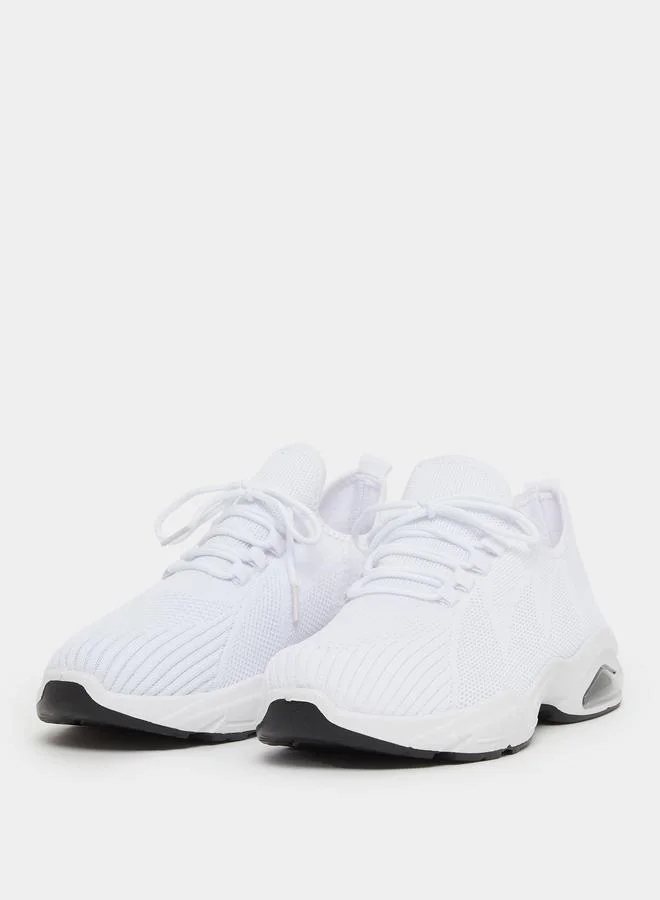 Styli Styli Air Sole Elasticated Lace Up Sneakers