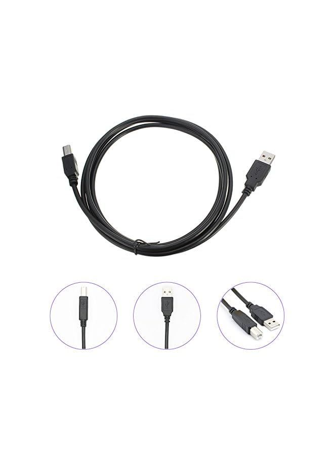 PASOW Usb 2.0 Cable A Male To B Male Cable For Printer Scanner 6 Feet 1.8M - Image 4