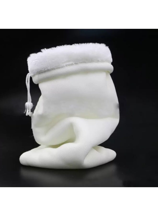 هوانغكسين جوارب فلتر الحوض - أكياس فلتر 20*45 سم للوسائط الفلترية لحوض أسماك المياه المالحة، الحوض، البرك، الحديقة، المياه المالحة، المياه العذبة، النباتات، السلاحف - Image 3