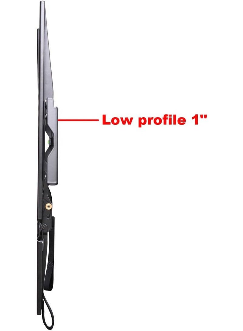 ELTRAZONE Ultra Slim TV Wall Mount for most 27"-47" LCD LED Plasma TV, Some up to 55" Flat Panel Screen Display with VESA 100x100 200x100 200x200 300x200 400x300 400x400 1" Low Profile TV Br - Image 3