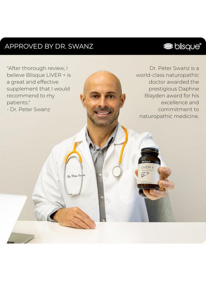 Blisque - Liver Complex Supplement to Detox, Cleanse, and Repair The Liver | Doctor Approved | Natural Ingredients | Milk Thistle, Dandelion, and Burdock Root | 90 Capsule Pills - Image 2
