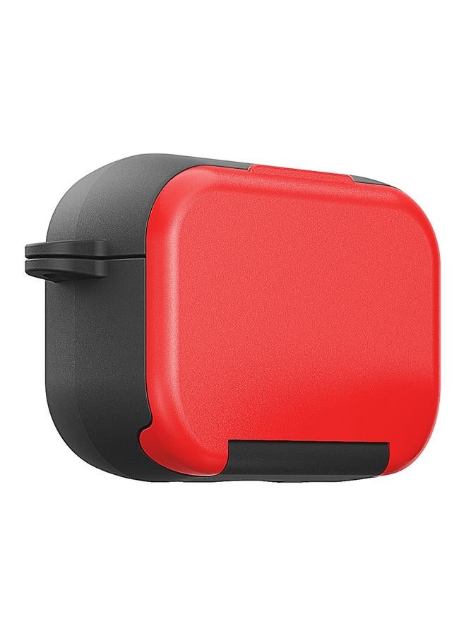 Zaboon Case For AirPods 4 Mirror Stand Silicone Earphones Protective Case - Image 1