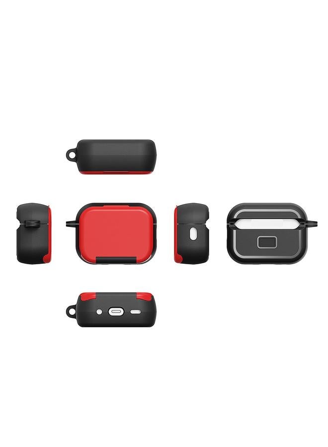 Zaboon Case For AirPods 4 Mirror Stand Silicone Earphones Protective Case - Image 4