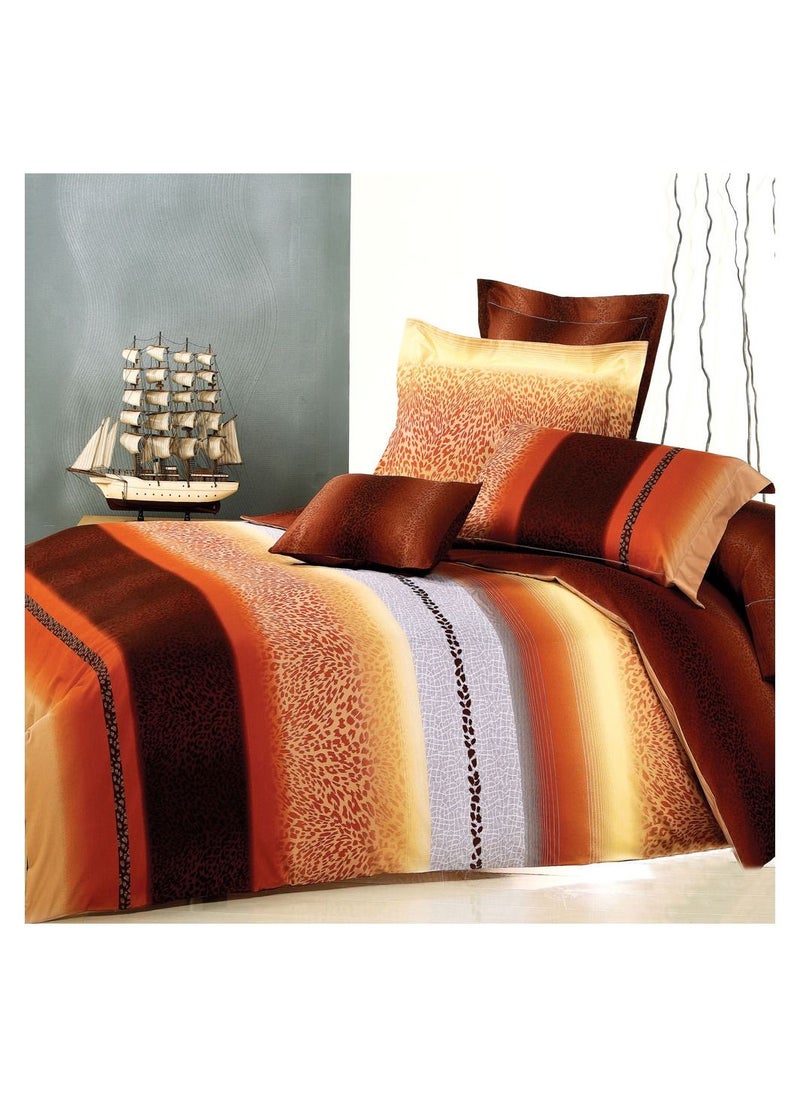 Family Bed stic Bed sheet satin cotton 4 pieces size 180 x 200 cm Model 4004 from Family Bed  - Image 1