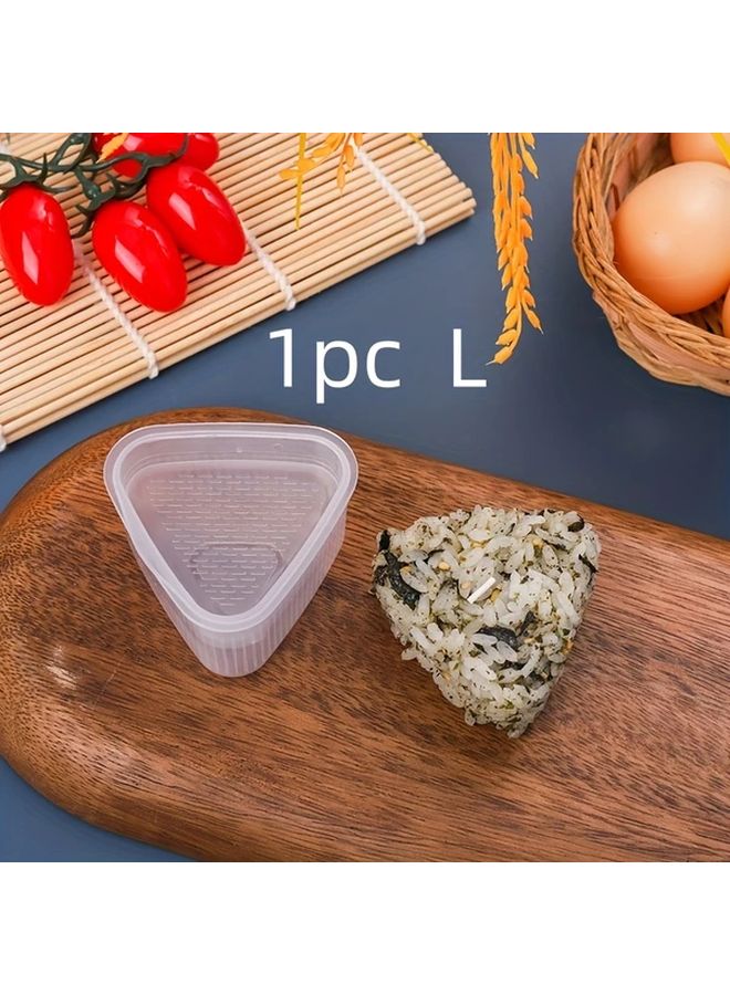 Large Non Stick Transparent Triangle Rice Roll Mold For Lunch Box Sushi - Image 1