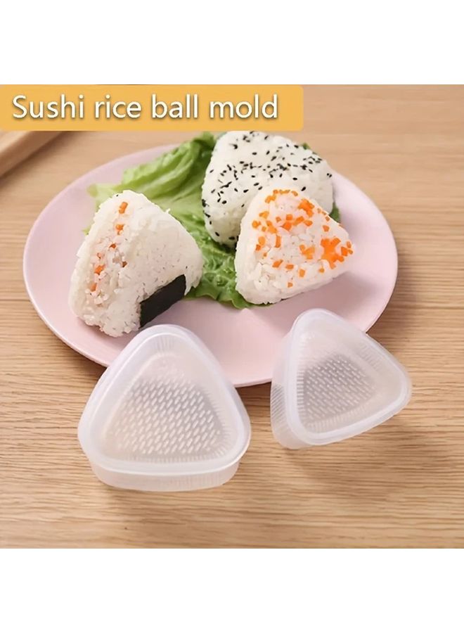 Large Non Stick Transparent Triangle Rice Roll Mold For Lunch Box Sushi - Image 3