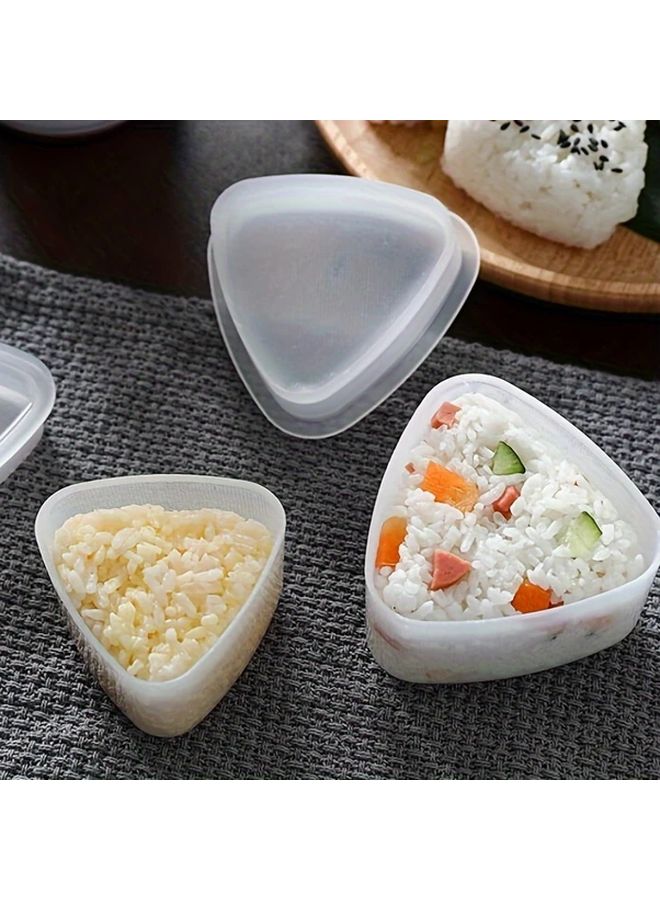 Large Non Stick Transparent Triangle Rice Roll Mold For Lunch Box Sushi - Image 4