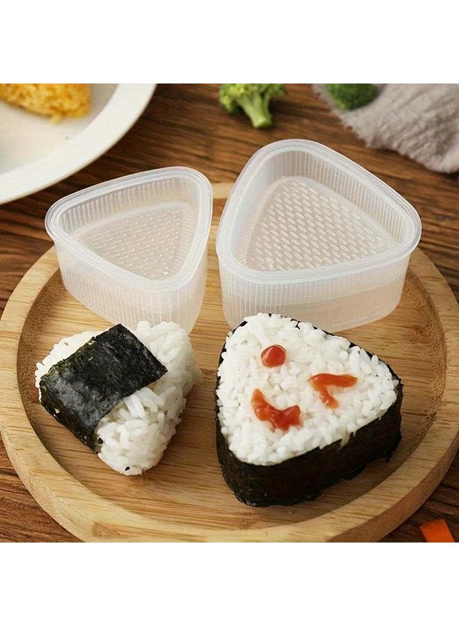 Large Non Stick Transparent Triangle Rice Roll Mold For Lunch Box Sushi - Image 2