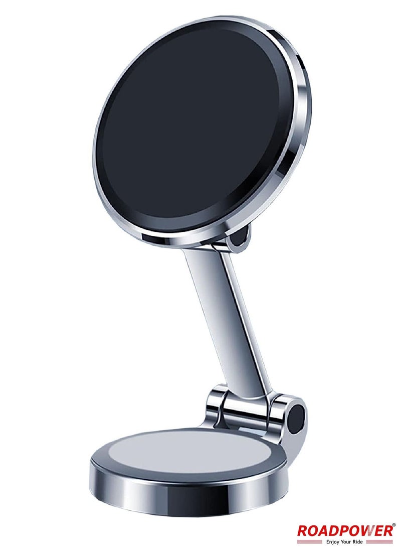 RoadPower - Phone Holder Car Mount Stand 360 Rotation Foldable Magnetic Dashboard Universal - Image 1