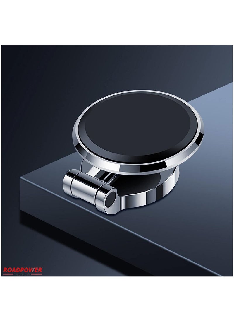 RoadPower - Phone Holder Car Mount Stand 360 Rotation Foldable Magnetic Dashboard Universal - Image 1
