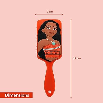 Disney princesses Vaiana 3D Silicon Hairbrush Princess All hair types - Image 3