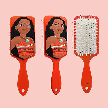 Disney princesses Vaiana 3D Silicon Hairbrush Princess All hair types - Image 2