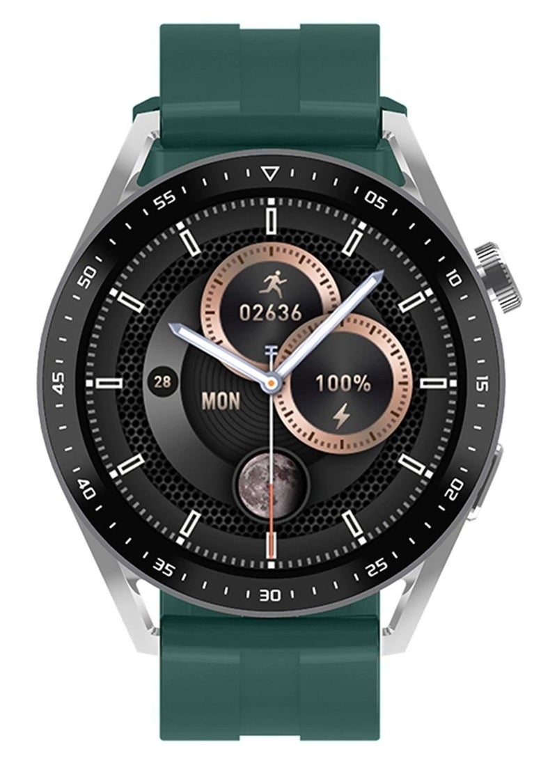 BSNL - HW28 Multifunctional NFC Smart Watch With Qi Wireless Charging - Green - Image 1