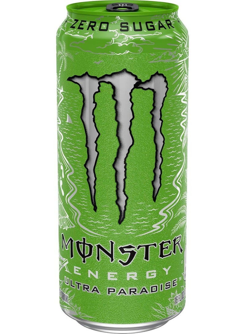 Monster Energy Ultra Paradise, Sugar Free Energy Drink, 16 Ounce (Pack of 24) - Image 2