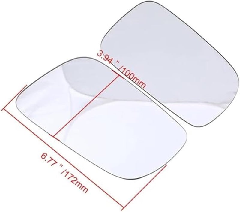 Wivplex Heated Side Mirror Glass for VW Jetta 1999-2001 - Image 4