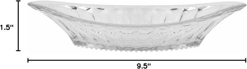 GET ICM27CLEC Shatterproof Banana Split Ice Cream Dish Plastic 95  8 Oz BPA Free Set of 4Clear - Image 3